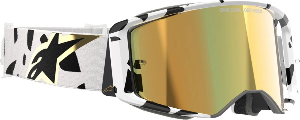 Ochelari Alpinestars Supertech Corp Abs Vision White/Black-1