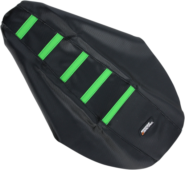 MOOSE RACING Seat Cover Ribbed Kaw Grn Black 