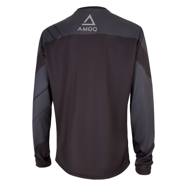 Tricou AMOQ Snowcross Black/Dark Gray/Orange-1