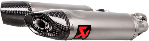 Akrapovic Slip-On Muffler Aprilia SL 900 Shiver dreapta și stânga titan - S-A9SO1-HDT/1-2