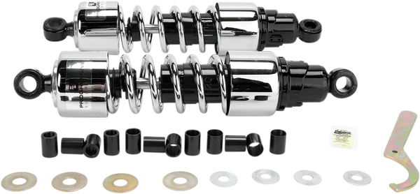 412 Series Cruiser Shocks Black, Chrome, 1, nordicamoto.ro