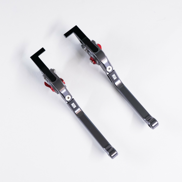 SET MANETE FRÂNĂ / AMBREIAJ CFMOTO – ALUMINIU, GRI, 5, nordicamoto.ro