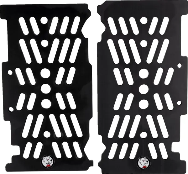 Xtrem Radiator Guards Black, 2, nordicamoto.ro
