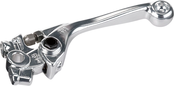 MOOSE RACING Flex Fg Manetă de frână forjată din aluminiu 6061-T6, argintie, 2, nordicamoto.ro