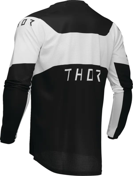 Tricou Enduro Thor Launchmode Storm Black/White-2