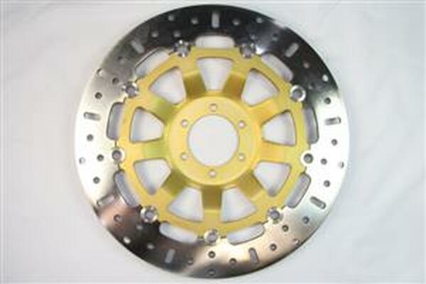 Round Pro-lite Brake Rotor Gold, Silver, Stainless Steel, 1, nordicamoto.ro