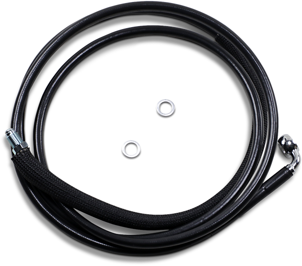 Stainless Steel Hydraulic Clutch Line Black +102 mm (4''), 1, nordicamoto.ro