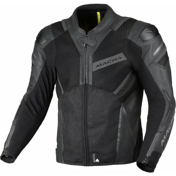 Geaca de vara piele/textil MACNA GALVIC 50 Gri/Negru/Portocaliu, 5, nordicamoto.ro