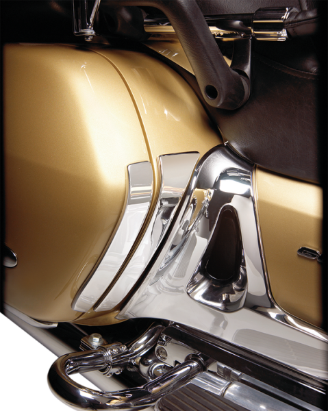 Rear Saddlebag Trim Silver, 1, nordicamoto.ro
