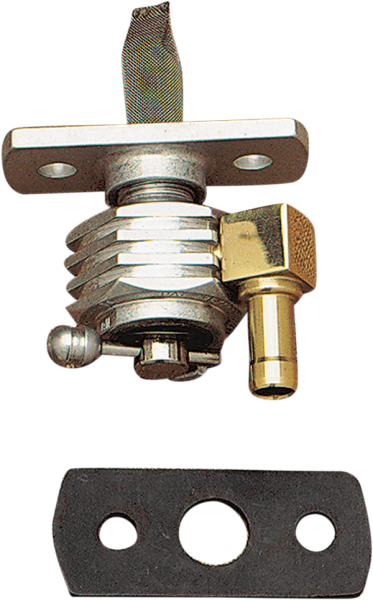 Power-flo Hex Fuel Valve Silver, 1, nordicamoto.ro