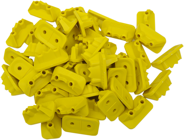 Pro Series Super Lite Backing Plates Yellow, 1, nordicamoto.ro