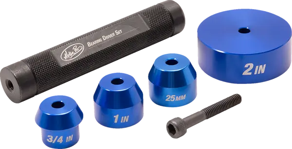 MOTION PRO Wheel Bearing Driver Set For Harley Davidson Blue, Anodized -2