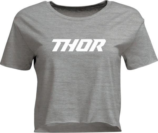 THOR Women's Corp Crop T-shirt Gray -88f2606d2d096ce01bbe9506514c83f9.webp