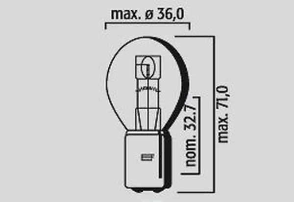 Replacement Bulb 12v 25-25w Clear -0