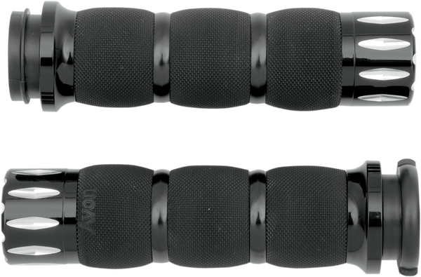Rival Air Cushioned Grips Black, 1, nordicamoto.ro