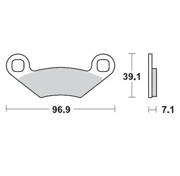 Racing Brake Pads Atv-0