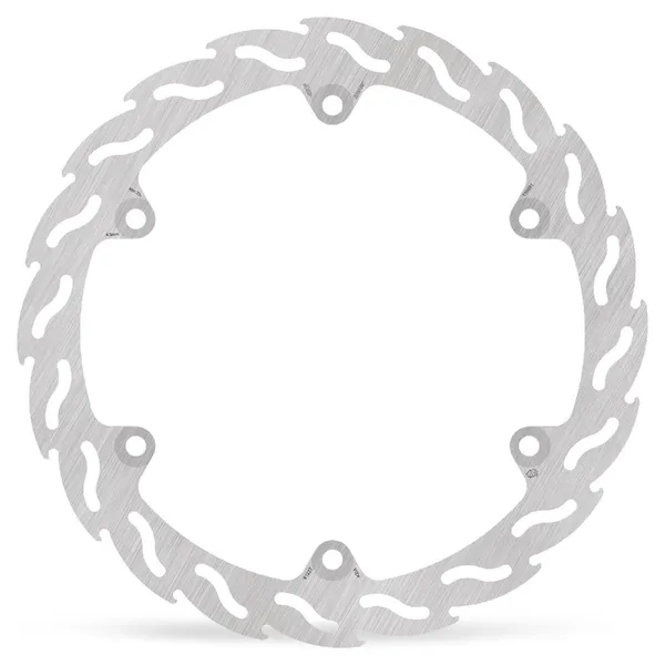 Flame Series Fixed Rotor Silver, Stainless Steel-0