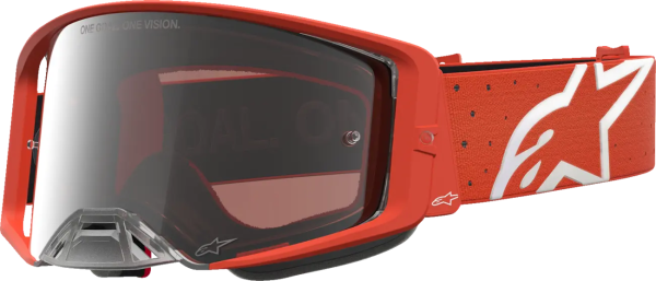 Ochelari Copii Alpinestars Vision Vesta Argintiu/Portocaliu/Lentila Colorata, 1, nordicamoto.ro