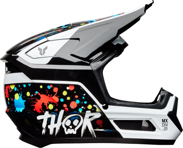 Casca Copii Thor Fleet Splat Multicolor/Alb/Negru S-4