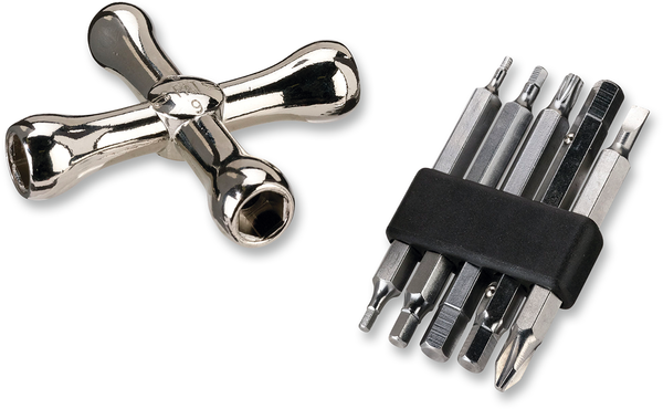 MOOSE RACING Cross Screw Driver Tool Set Silver, 1, nordicamoto.ro