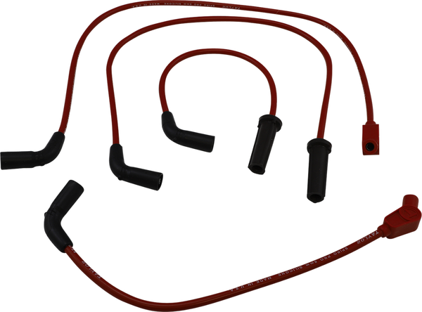 8mm Custom-fit Spark Plug Wire Kit Red, 1, nordicamoto.ro