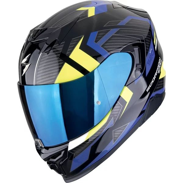 Casca integrala SCORPION EXO-520 EVO AIR SENSUS Negru/Verde S, 5, nordicamoto.ro