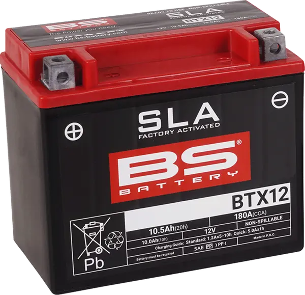 Sla Factory- Activated Agm Maintenance-free Battery Black-3