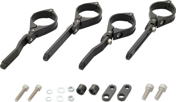 Headlight Bracket Set Black, 1, nordicamoto.ro