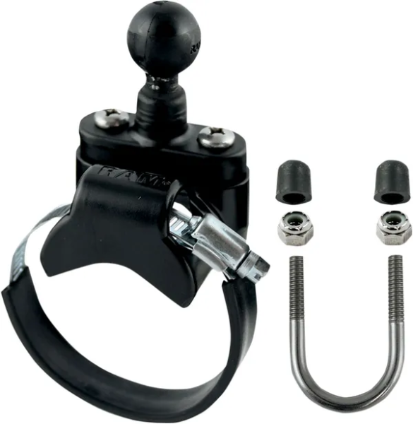 Mount Base With U-bolt And Utv Strap Base Black -0