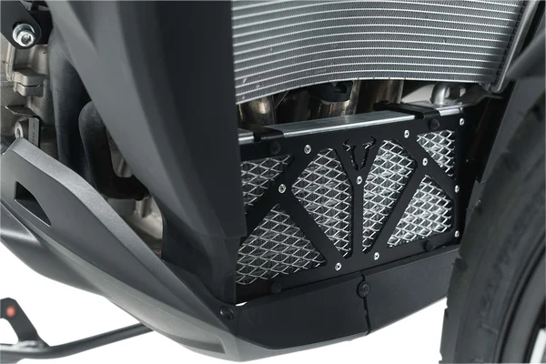 Oil Cooler Guard Black, Gray, 1, nordicamoto.ro