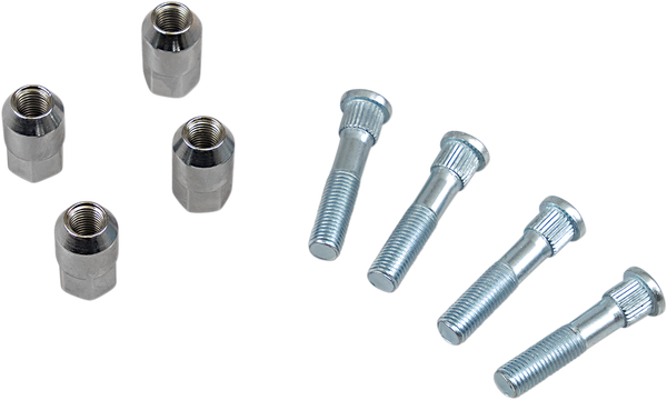 MOOSE RACING Wheel Stud-nut Kit Silver -0