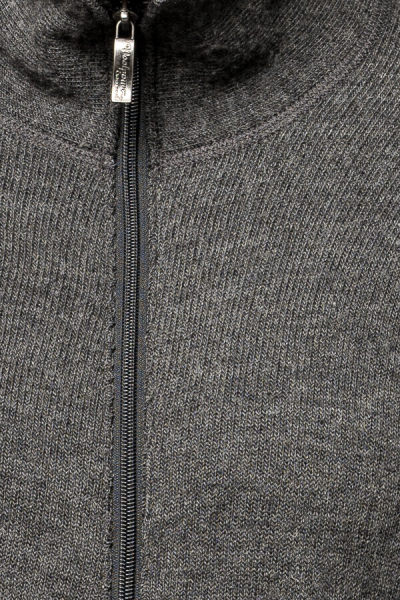 Woolpower Full zip 400 Merino Mid layer Jacket grey S-2