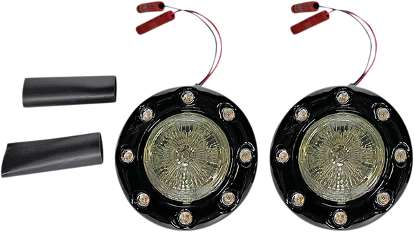 Probeam® Bullet Ringz Led Rear Turn Signals For Scout Red, 1, nordicamoto.ro