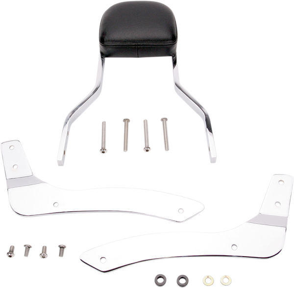 Square Sissy Bar Kit Chrome, 1, nordicamoto.ro
