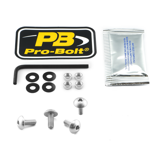 Screen Bolt Aluminium Silver, 1, nordicamoto.ro