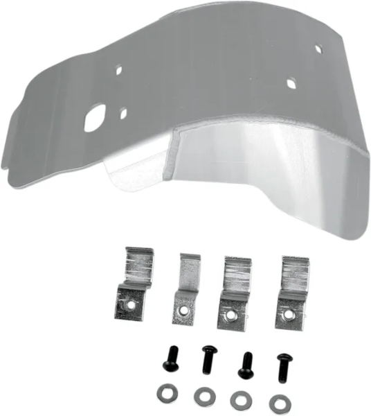 MOOSE RACING Aluminum Skid Plate Silver -0