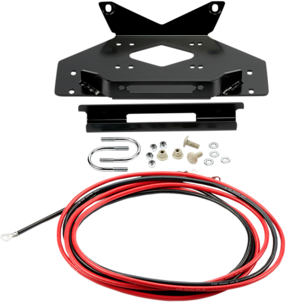 Winch Mount Kit Black, 1, nordicamoto.ro