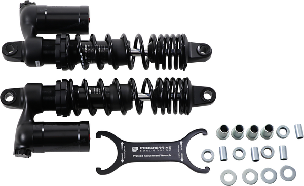 970 Series Piggyback Shocks Black, 1, nordicamoto.ro