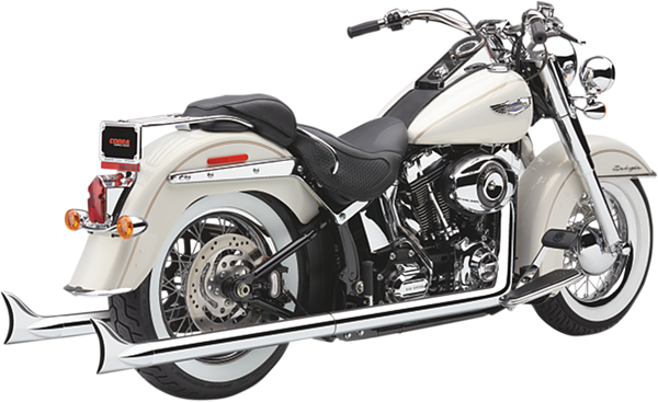 Bad Hombre Dual Exhaust System Chrome, 4, nordicamoto.ro