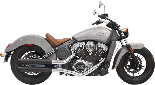 Classic Slip-on Mufflers Black, 1, nordicamoto.ro