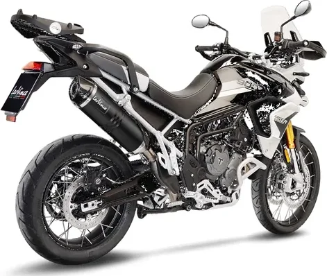 Tobă de eșapament LeoVince LV One Evo Black Edition Slip-On pentru Triumph Tiger 850 Sport / Tiger 900 GT / Rally / Pro (2020-2025), 6, nordicamoto.ro
