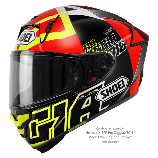 Casca Integrala SHOEI X-SPR PRO DIGGIA2 TC-3 Negru/Rosu/Galben XS, 3, nordicamoto.ro