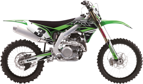 Evo Graphics Kit Black, Green, 2, nordicamoto.ro