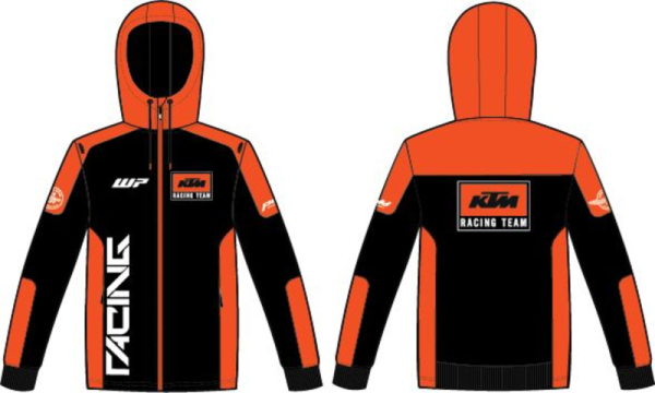 Hanorac KTM Team Zip Orange Black-5
