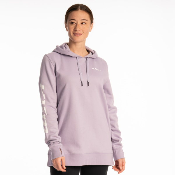 Hanorac Dana Klim Mariposa Long Pullover Cyaneus - White-24