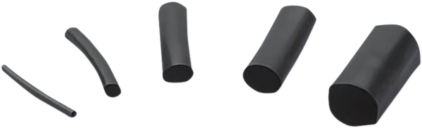 Black Shrink Tubing Black, 1, nordicamoto.ro