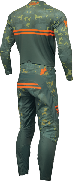 Combo Echipament Mx/Enduro Thor Sector Digi Forest Green/Camo-6