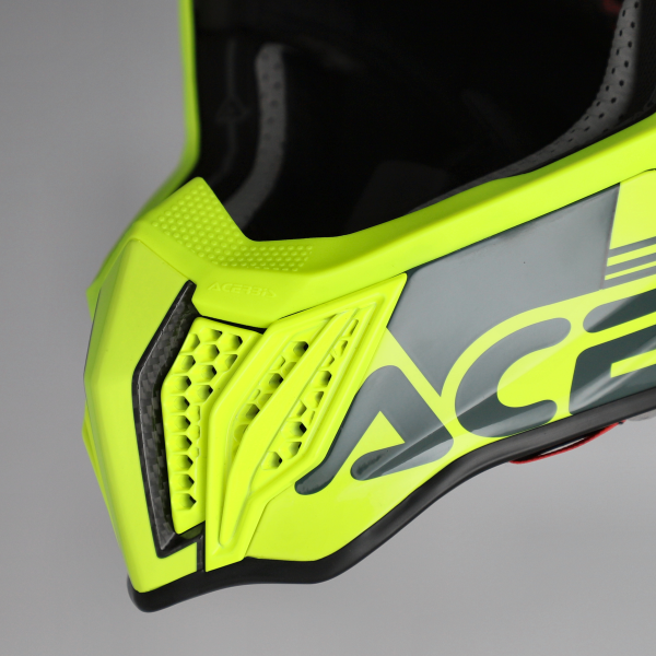 Casca Acerbis Airstrike-C Negru/Galben Fluo-6
