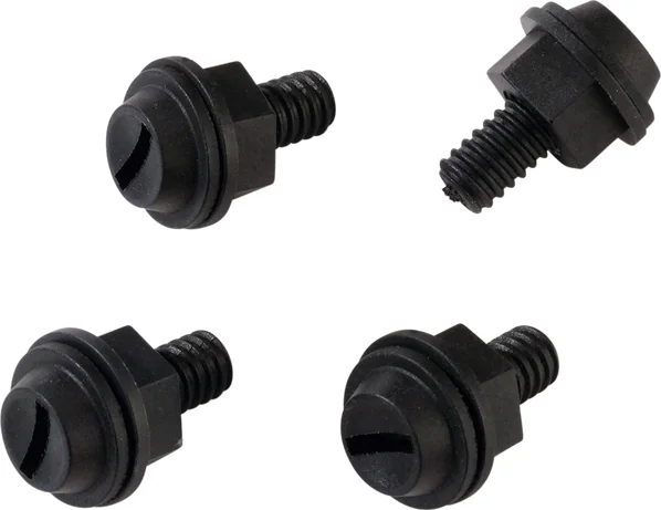 License Plate Bolt Set Black, 1, nordicamoto.ro