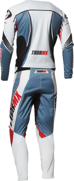 Pantaloni Thor Pulse 03 Le Steel/Red 30, 2, nordicamoto.ro